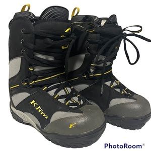 Klim snowmobiling boots size 8.5
